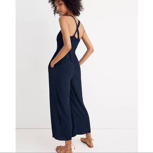 Madewell: Smocked Crop Jumpsuit [Size: US 2]